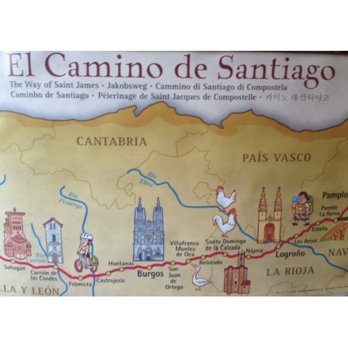MAPA FRANCÉS CAMIÑO DE...