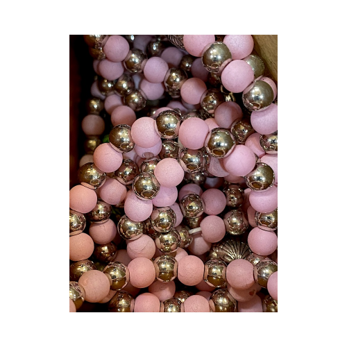 PULSEIRA INFANTIL BÓLAS ROSA