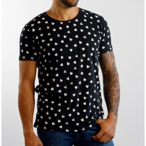 62089 CAMISETA NEGRA/AZUL...
