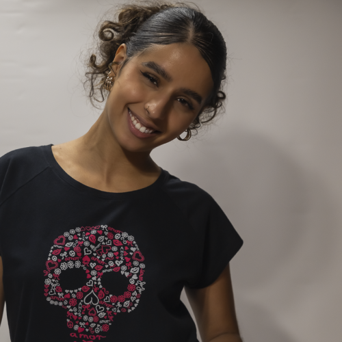 62262 FITTED SKULL T-SHIRT