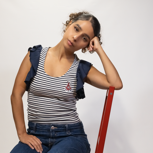 61882 TOP ANCLA NAVY