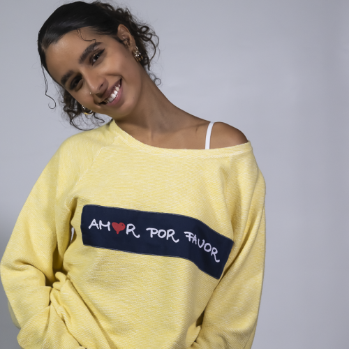 61914 UNISEX LEMON SWEATSHIRT